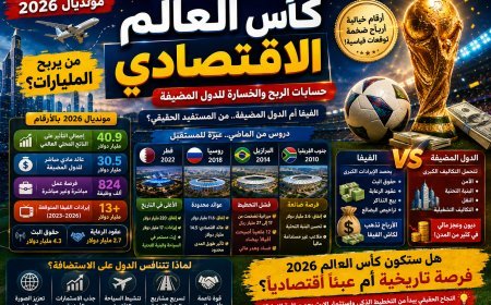 كأس العالم 2026: من يحصد المليارات؟ كيف يربح الفيفا بينما تتحمل الدول المضيفة فاتورة الاستضافة