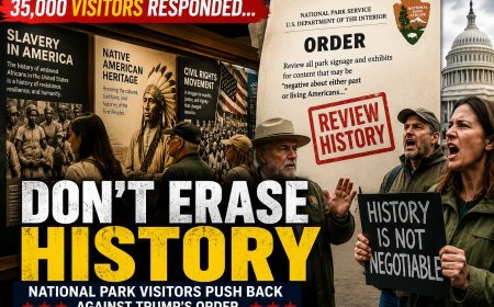 Trump National Parks History Order Sparks Backlash as Thousands of Visitors Defend Historical Accuracy