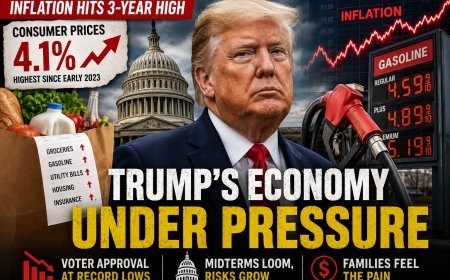 Trump’s Inflation Challenge Deepens as Rising Costs Threaten GOP Prospects Ahead of Midterms