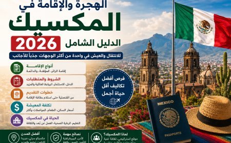 الهجرة والإقامة في المكسيك 2026: الدليل الشامل للانتقال والعيش في واحدة من أكثر الوجهات جذباً للأجانب